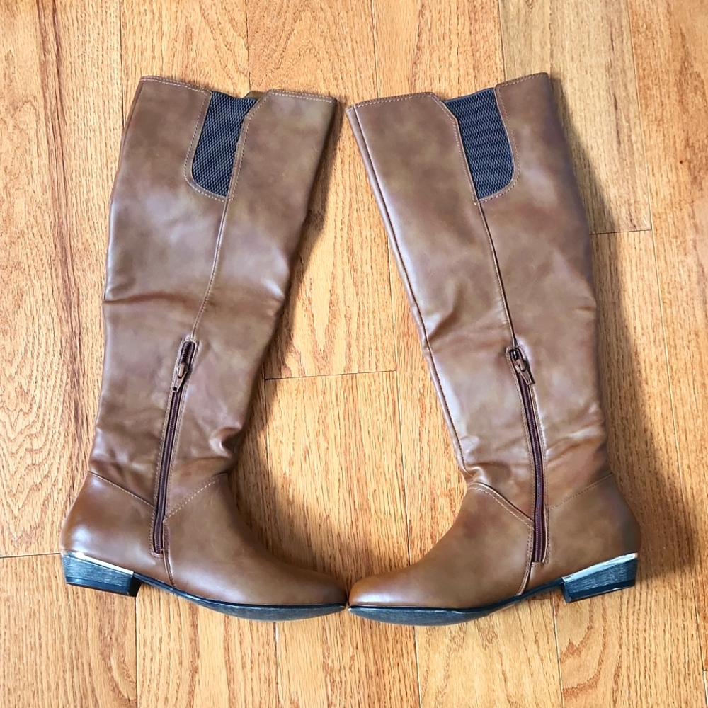 Call it Spring Brown knee high boots